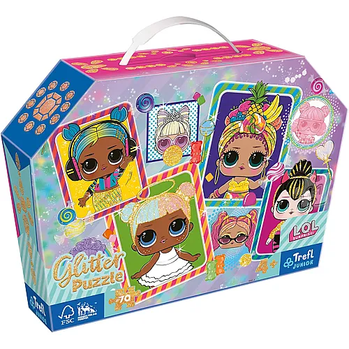 Trefl Puzzle Glitter L.O.L. Surprise! - 70 Teile