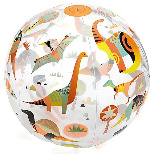 Ball Dino mit Fluofarbe 35cm