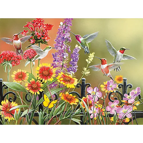 SunsOut Puzzle Puzzle 500 Teile XXL Teile - Kolibris am Tor