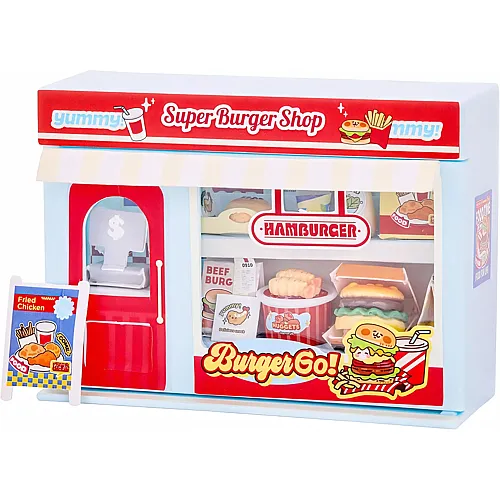 Mirco Shop Super Buger Shop - 33 Teile