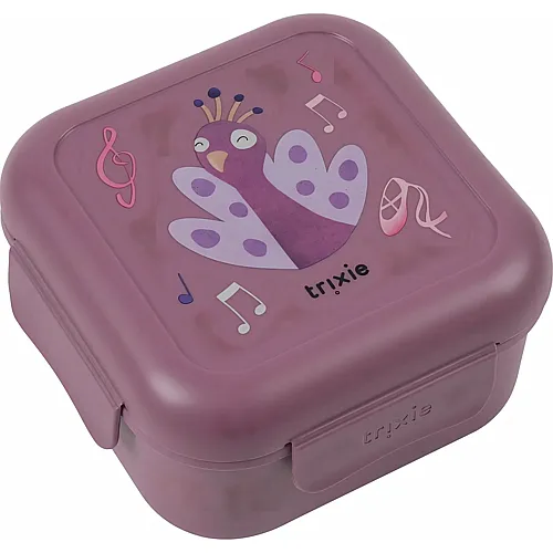 Trixie Snackbox mit Klickverschluss Ballerina Pfau