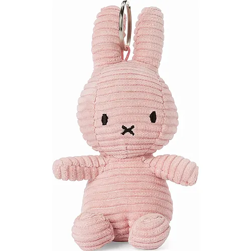 Schl�sselanh�nger Miffy Kordsamt Pink 10cm