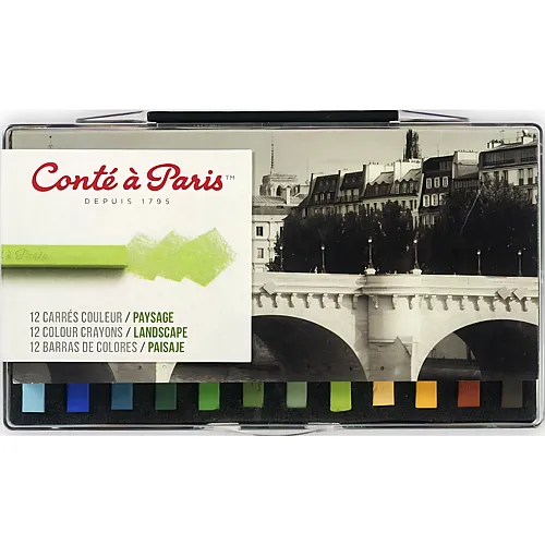 Conte A Paris Conte Carre Sortiment 12 Farben Landschaft
