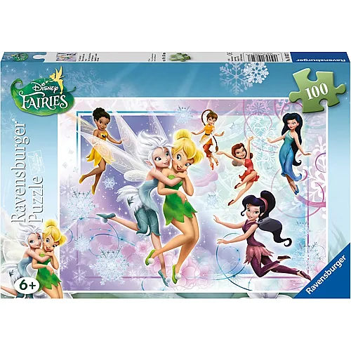 Ravensburger Puzzle Die zauberhafte Welt der Fairies - 100 Teile