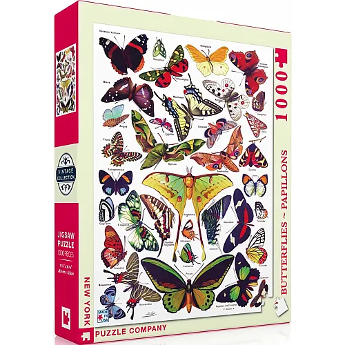 Butterflies - Papillons 1000Teile