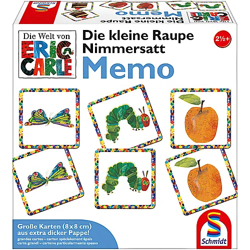 Schmidt Spiele Raupe Nimmersatt Memo