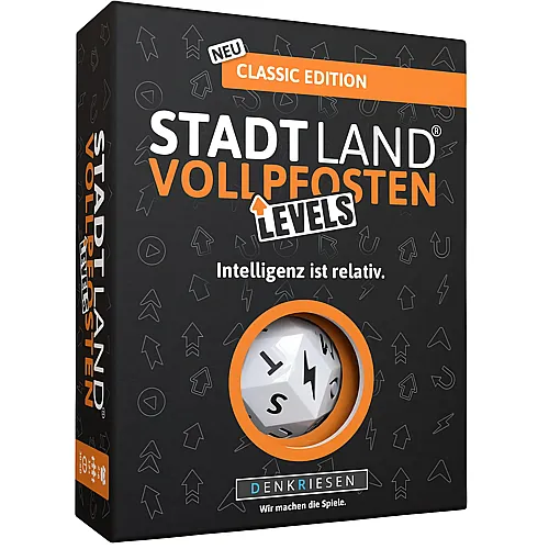 Denkriesen Stadt Land Vollpfosten Levels � Classic Edition - Inteligenz ist relativ.