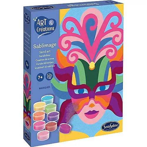 Sandbilder Masken