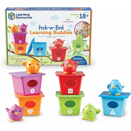 Learning Resources Peek-a-Bird Lernfreunde - 18 Teile
