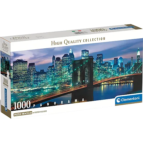 Clementoni Puzzle High Quality Collection Panorama New York Skyline - 1000 Teile
