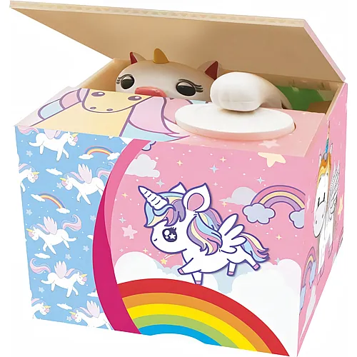 i-total F�tter Sparschwein Einhorn 15 x 19 x 8cm