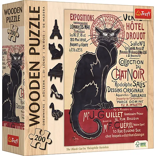 Der schwarze Kater - 200 Teile