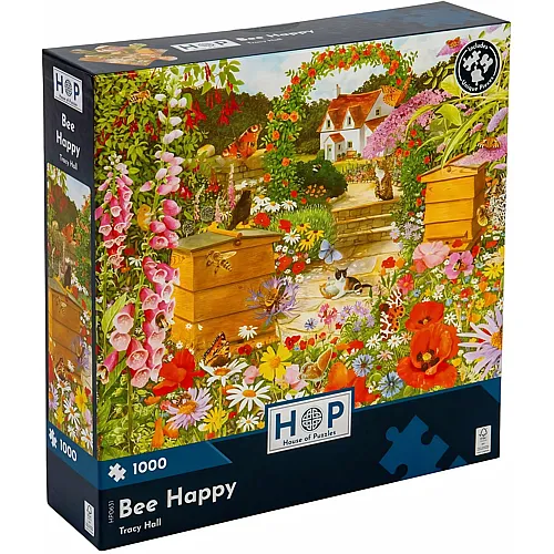 HOP - House of Puzzles Bee Happy (1000Teile)