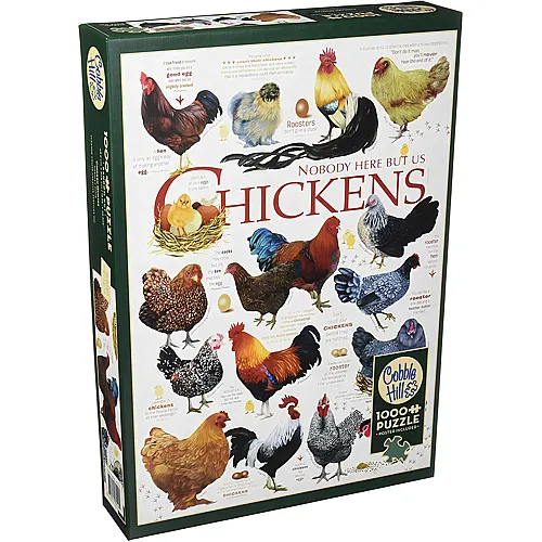 Cobble Hill Puzzle Chicken Quotes (1000Teile)