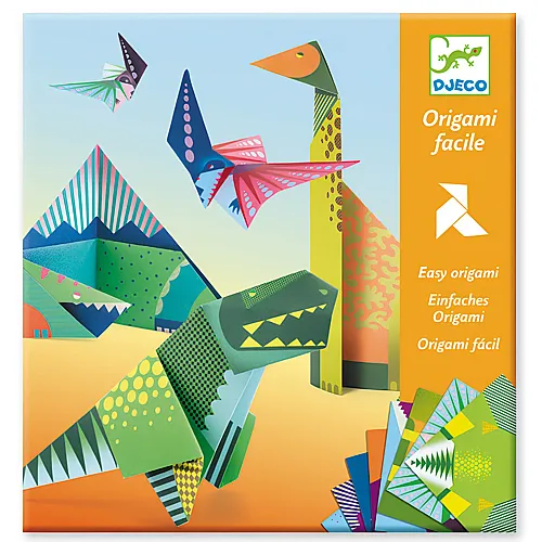 Djeco Kreativ Origami Dinosaurier