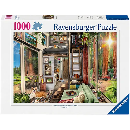 Ravensburger Puzzle Ein H�uschen im Wald - 1000 Teile