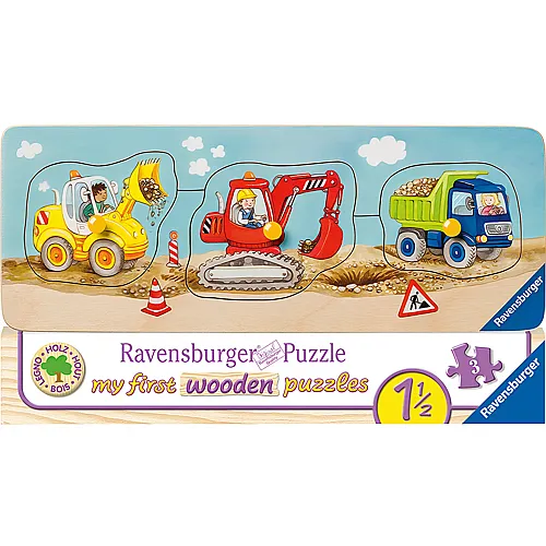 Ravensburger Puzzle Baufahrzeuge (3Teile)