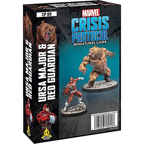 Asmodee Atomic Mass Games Marvel: Crisis Protocol Red Guardian & Ursa Major Character Pack � Winter Guard Powerhouses, Tabletop Superhelden-Spiel, ab 14 Jahren, 2 Spieler, 90 Minuten Spielzeit, hergestellt