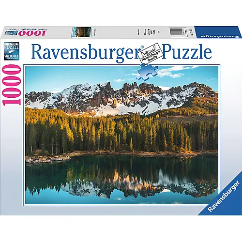 Ravensburger Puzzle Lago di Carezza, Karersee - 1000 Teile