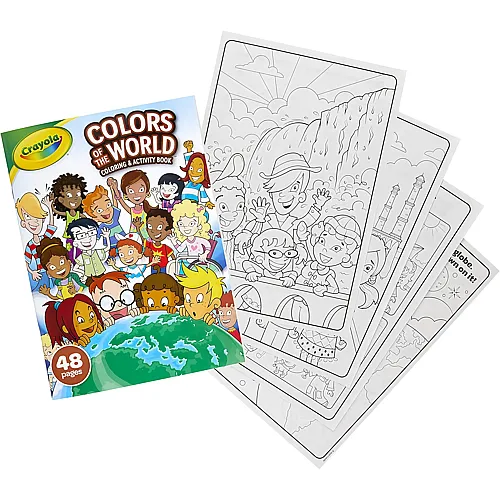 Crayola Colours of The World - Album Aktivit�t & Ausmalen