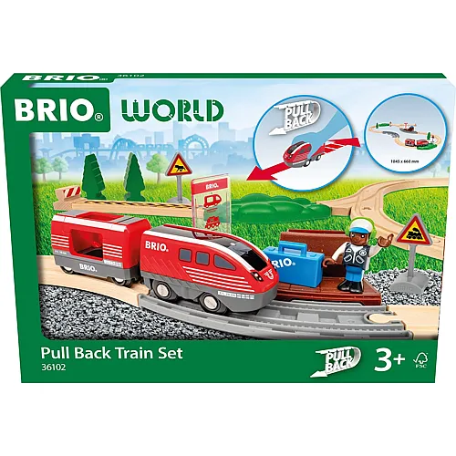 Brio Zugset mit R�ckziehmotor
