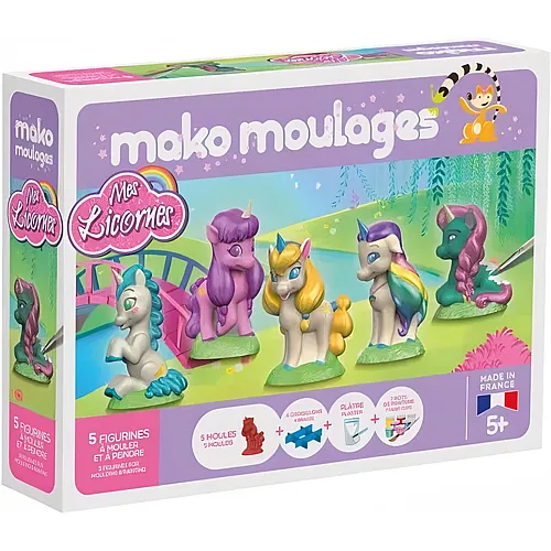 Mako Moulages Mako Coffret Mes Licornes 5 Moules (FR)