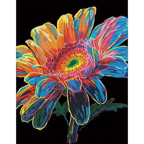 Diamond Dotz Diamond Painting Neon Gerbera