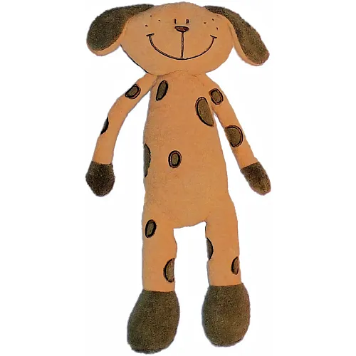 Inware Schlenkerhund Timmy Beige/Braun - 32 cm