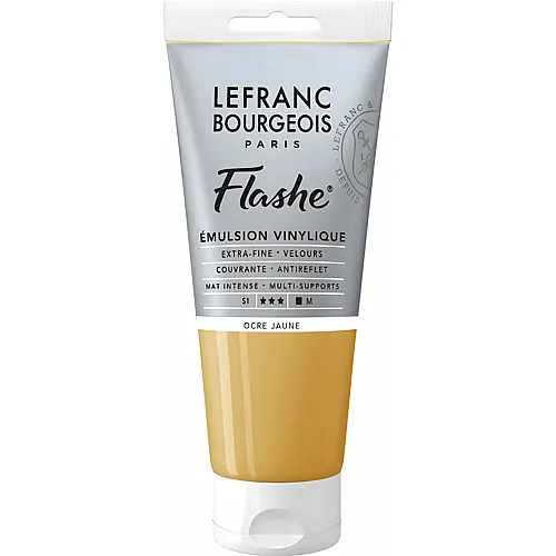 Lefranc Bourgeois Lfb Flashe Acryl 80ml Tube Gelber Ocker