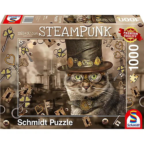 Schmidt Puzzle Steampunk Katze (1000Teile)