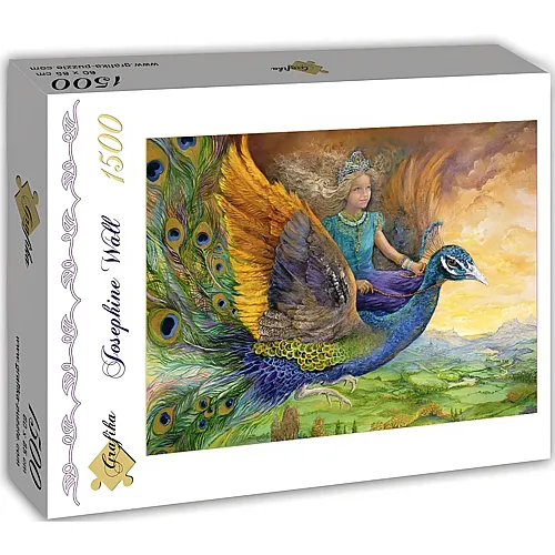 Grafika Puzzle Jos�phine Wall Peacock Princess - 1500 Teile