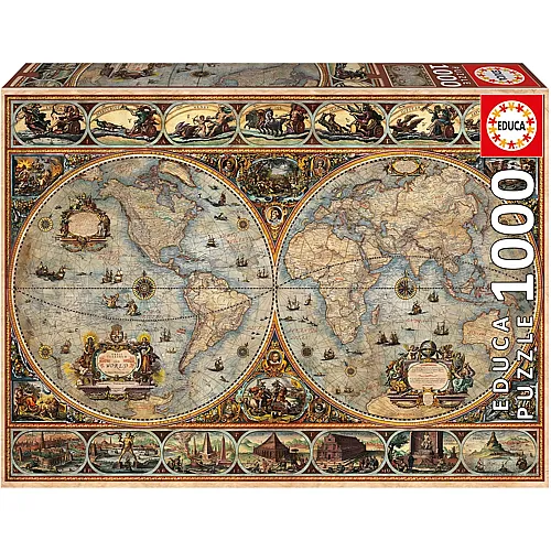 Educa Puzzle Orbis Terrarum - 1000 Teile