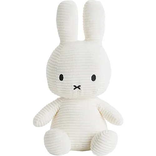 Miffy Kordsamt Weiss - 33 cm