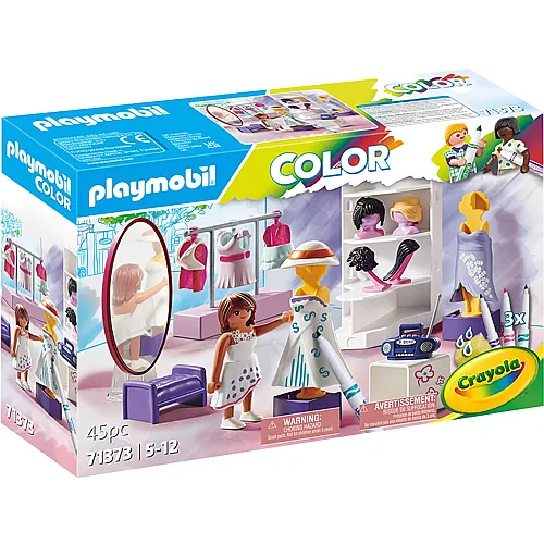 PLAYMOBIL Color Crayola Fashion Design Set (71373)