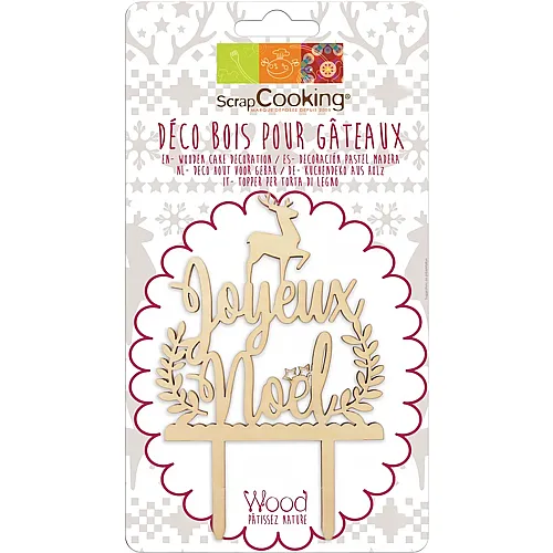ScrapCooking Tortenaufsatz Joyeux Noel