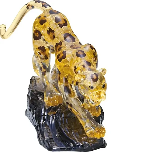 HCM Kinzel Crystal Puzzle 3D Leopard - 39 Teile