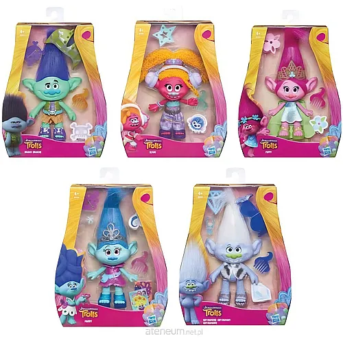 Hasbro HAS-B6561EU4 Trolls: Einzelfigur aus dem Kinofilm mit Zubeh�r- Modell sortiert