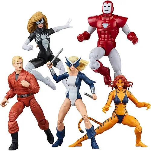 Hasbro 5er-Pack Legends Series The West Coast Avengers (15cm)