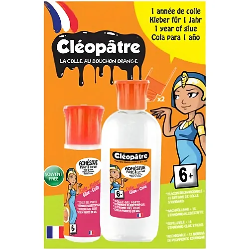 Cleopatre BL 1x100g + 1x25g Adh�sive Starker Transparenter Bastel- Und