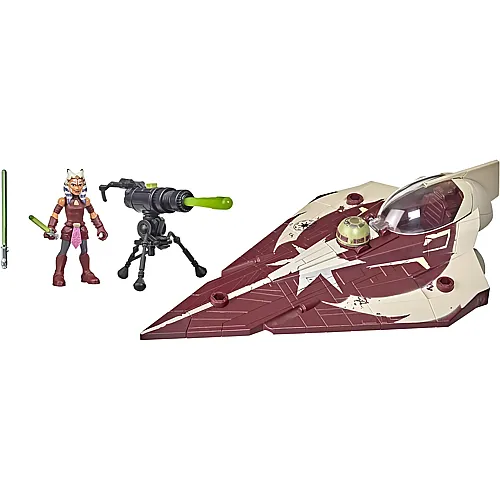 Hasbro Star Wars Mission Fleet Ahsoka Tano Delta-7 Jedi Starfighter Figure and Vehicle