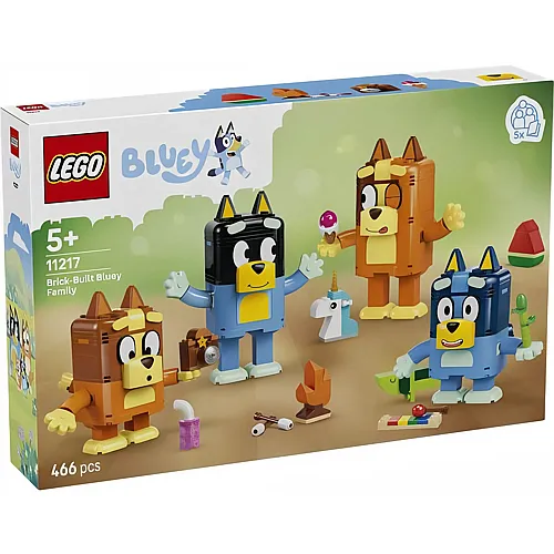 Blueys Familie aus LEGO Steinen 11217