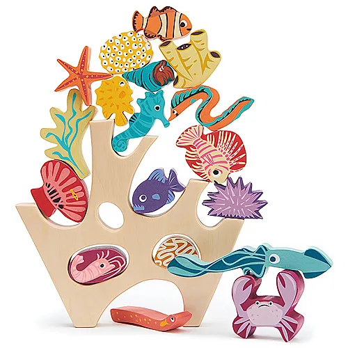 Tender Leaf Toys Spiele Stapelspiel Korallenriff