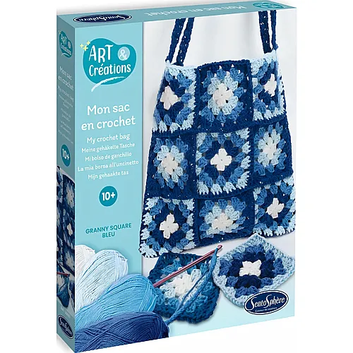 Meine Blaue Patchwork-Tasche