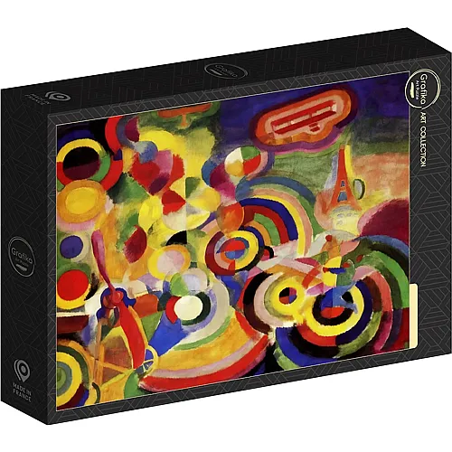 Grafika Puzzle Art Collection Robert Delaunay: Hommage � Bl�riot, 1914 - 1000 Teile