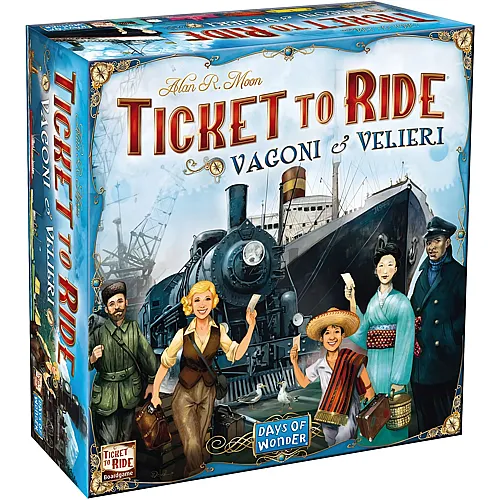 Days of Wonder Ttr Ticket TO Ride Vagon & Velieri (IT)