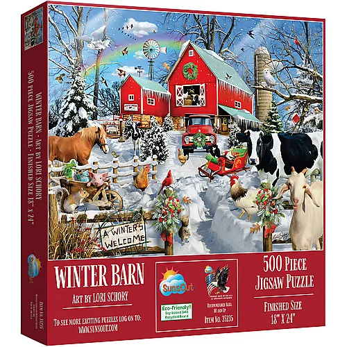 Winter Barn 500Teile