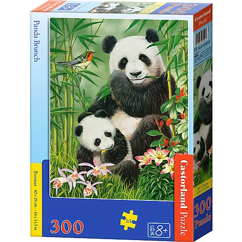 Castorland Puzzle Panda Brunch - 300 Teile