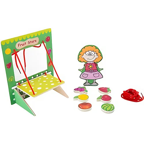 small foot Verkaufsstand Obst