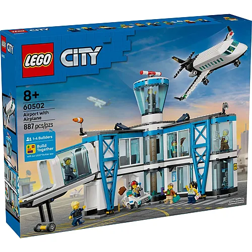 LEGO City Flughafen mit Flugzeug 60502
