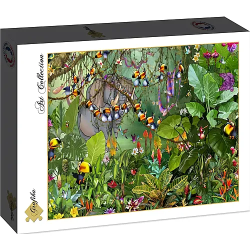 Grafika Puzzle Art Collection Fran�ois Ruyer - Jungle - 2000 Teile
